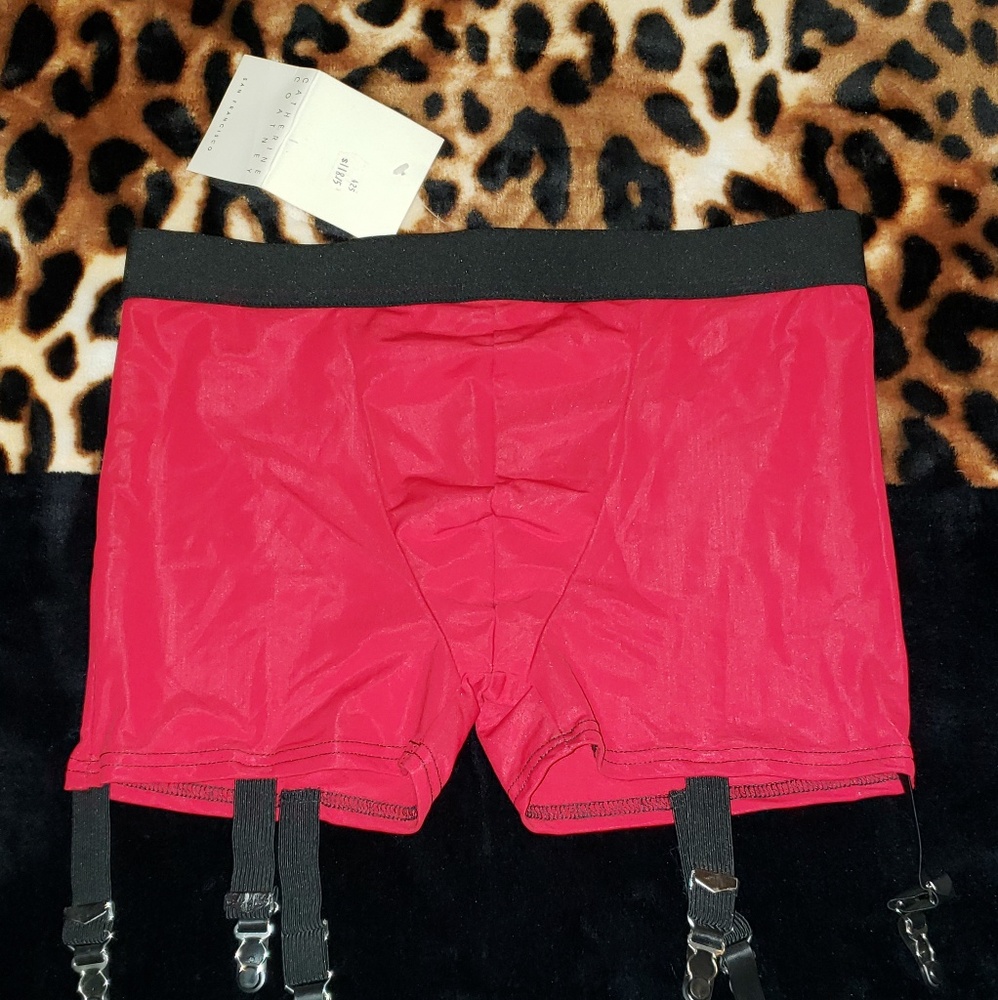 (M) Catherine Coatney exotic garter fetish boxers